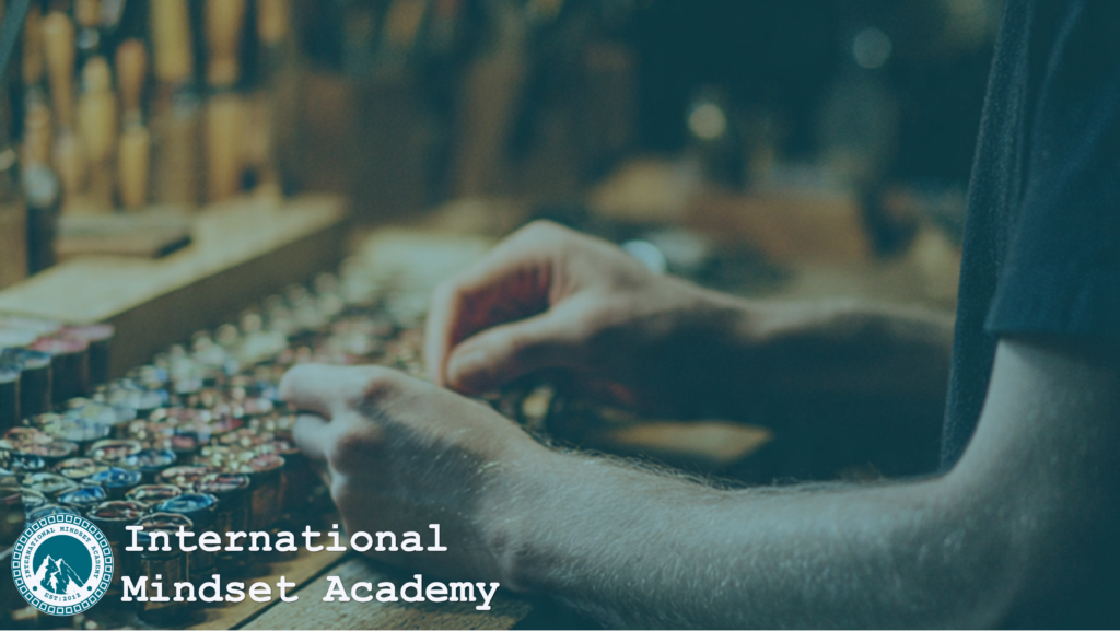 This image represents the journey from mediocre to excellence, a core theme at International Mindset Academy. It shows an individual fully engaged in purposeful work, embodying the mindset that whatever is worth doing deserves full commitment. The natural, authentic setting emphasizes that achievement and excellence are not about perfection but about intentional, mindful action. The composition reflects how the right mindset transforms ordinary moments into opportunities for growth, leadership, and meaningful contribution.